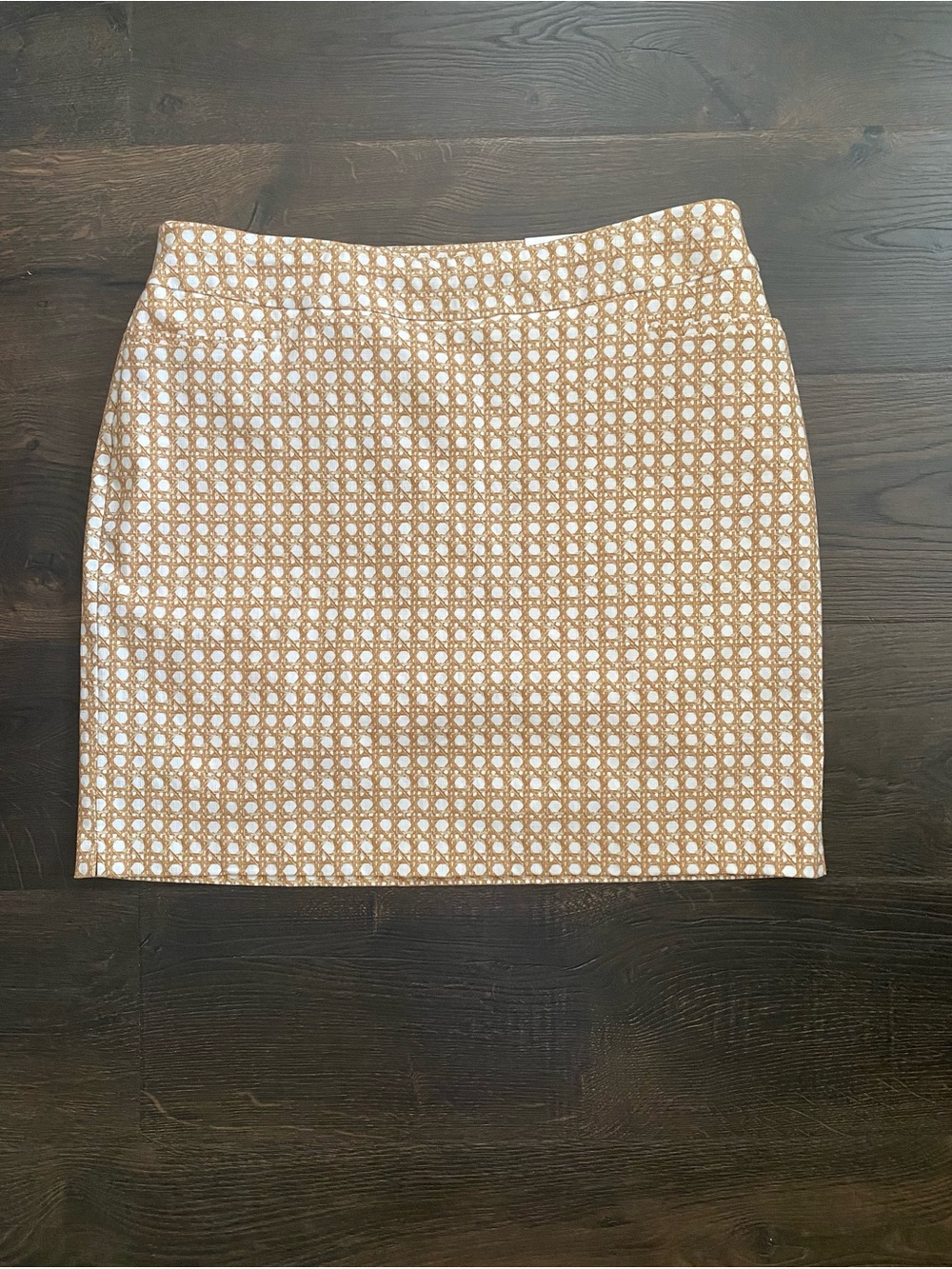 Chico’s “Brigitte” Pull-On Cane Print Skort  - Size Large 2.5 14
